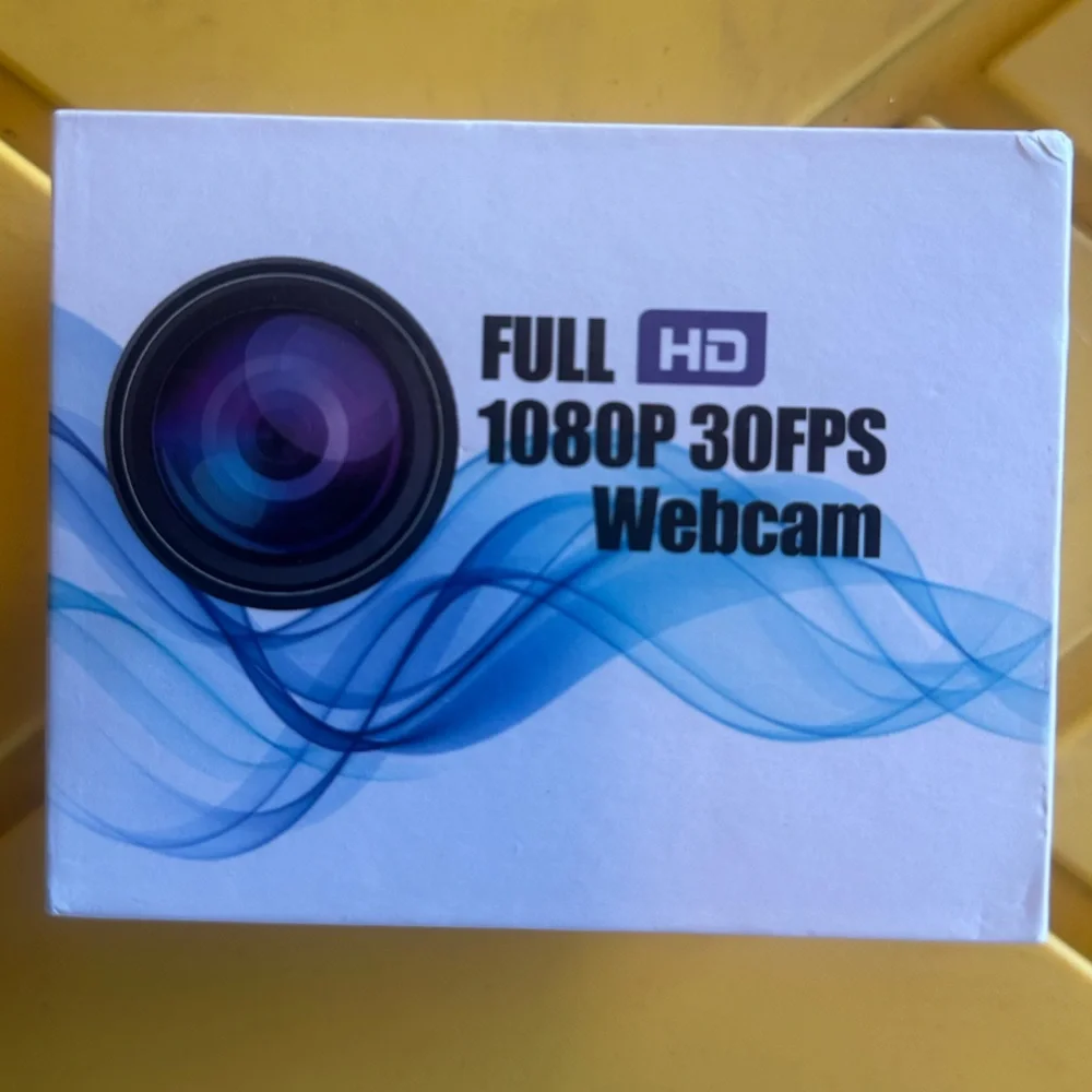 Full HD 1080P Webcam - Black